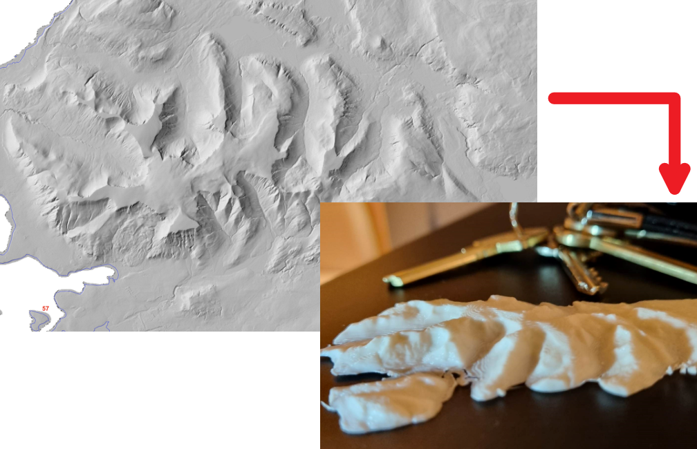 3D printing a mountain project image